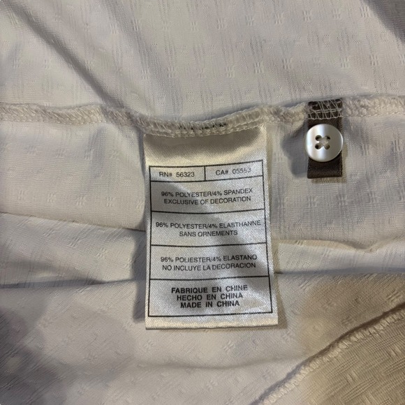 Nike Tiger Woods Collection AT&T National Golf Polo Shirt XL White Congressional - Picture 7 of 12